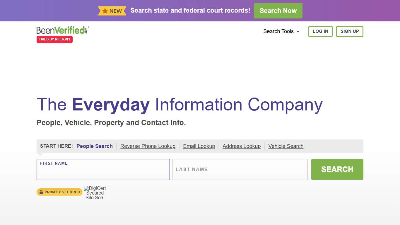 Everyday Information - Check People, Phone Numbers, Vehicles & Addresses BeenVerified